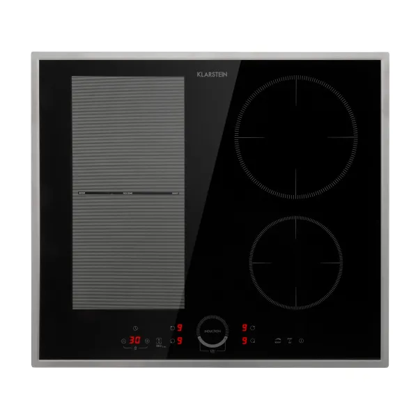 Klarstein Delicatessa 60 Hybrid Prime, indukčná varná doska, 7000 W, 4 zón, čierna