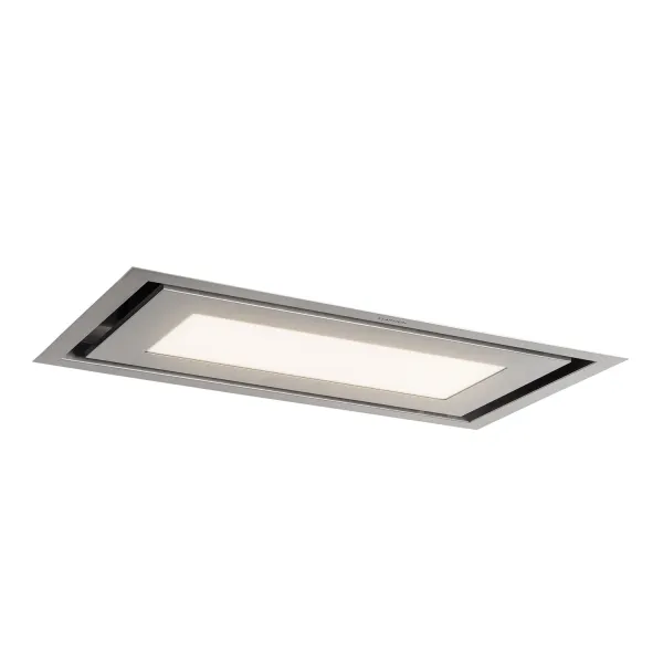 Klarstein Remy Brilliant Edition ostrovná digestor 90 cm 586 m³/h EEK A LED sklo