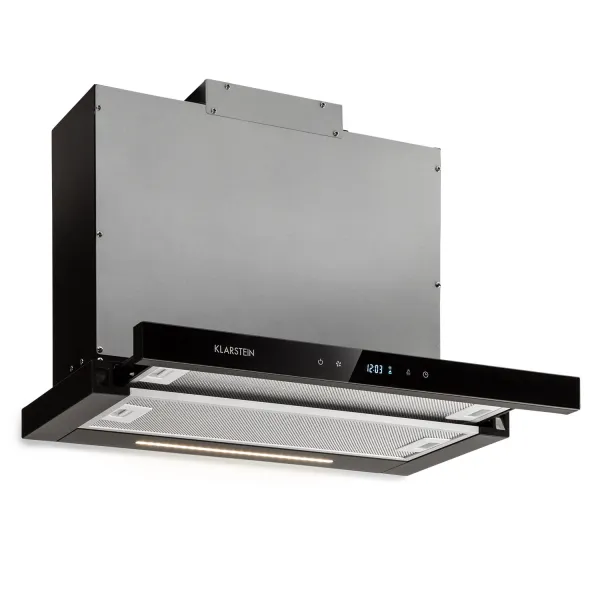 Klarstein Mariana Neo 60, plochý digestor, 60 cm, 547 m³/h, odsávanie vzduchu, LED