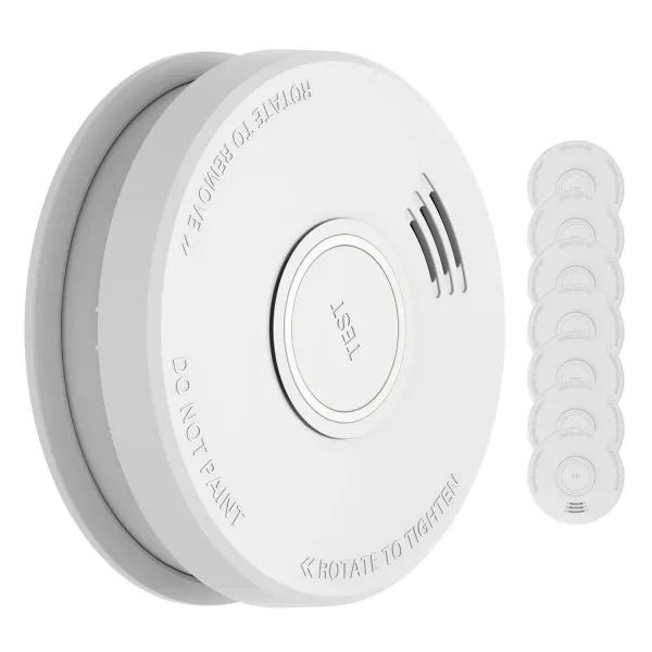 SHD by oneConcept Detektor dymu DOF19, plast, výstražný signál: 85 dB, 9V na batérie
