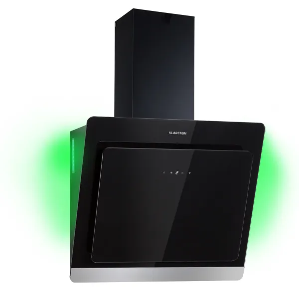 Klarstein Aurora 60 Smart, digestor, 60 cm, komínový, 585 m³/h, LED podsvietenie, A++, biely