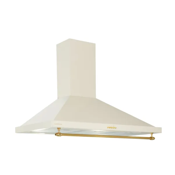 Klarstein Montblanc 90, digestor, 90 cm, nástenný, 599m³/h, LED, lišta, biely
