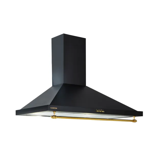 Klarstein Montblanc 90, digestor, 90 cm, nástenný, 599m³/h, LED, lišta, biely