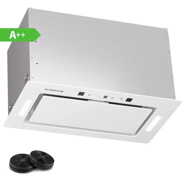 Klarstein Hektor Eco, digestor, 52 cm, 446 m³/h, dotykové ovládanie, sklo