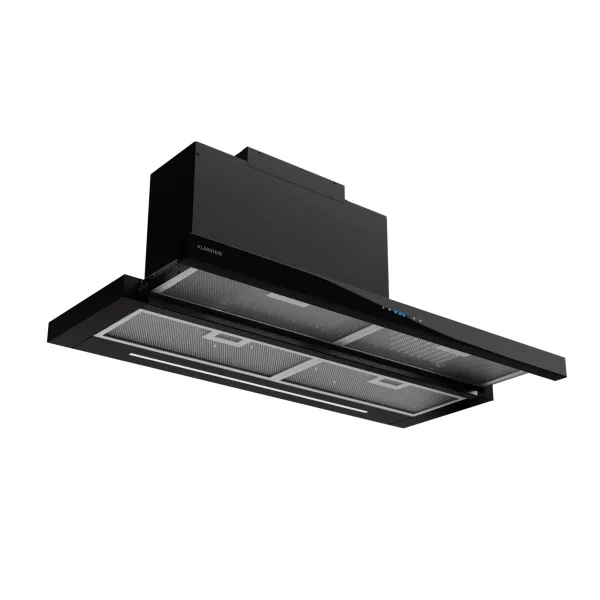 Klarstein Mariana Neo 90 odsávač s plochým krytom 90 cm 640 m³/h odťah LED