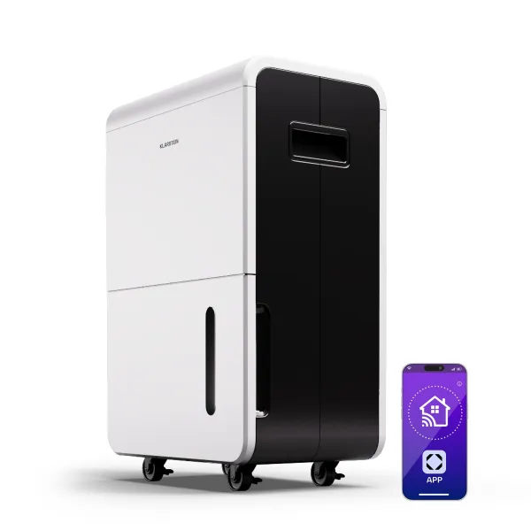 Klarstein DryFy Grand Smart 70, odvlhčovač, WiFi, kompresný, 70l/24h, 90-140 m²