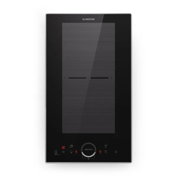 Klarstein Delicatessa Domino Prime, vstavaná indukčná varná doska, 2 zóny, 3500 W
