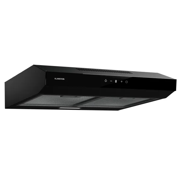 Klarstein Contempo Neo, digestor, podskrinkový, recirkulácia, 199 m³/h, SenseControl, integrované dotykové ovládanie, nehrdzavejúca oceľ / akrylátové sklo