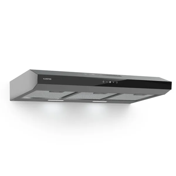 Klarstein Contempo Neo, digestor, podskrinkový, recirkulácia, 192 m³/h, SenseControl, integrované dotykové ovládanie, nehrdzavejúca oceľ / akrylové sklo