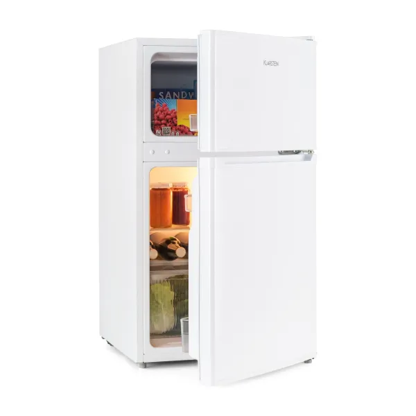 Klarstein Big Daddy Cool, kombinovaná chladnička, 61/26 l, 40 dB, energet. trieda E, biela