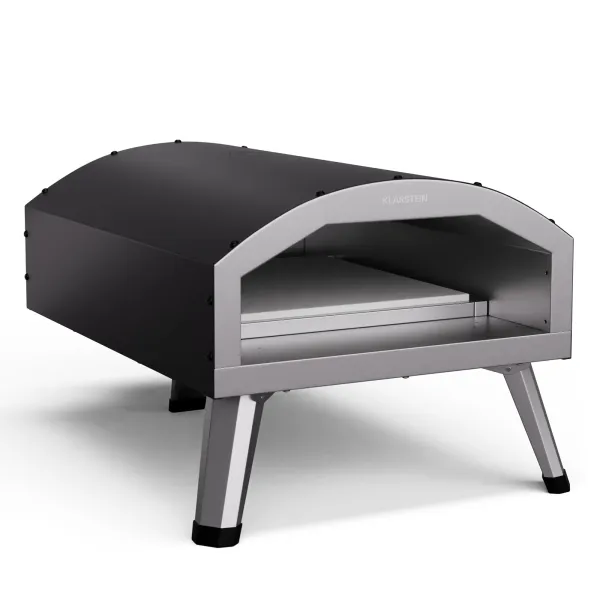 Klarstein LaFiamma Pec na pizzu určená na vonkajšie použitie, Dvojité ohrevné telesá, 2000 W až do 450 °C