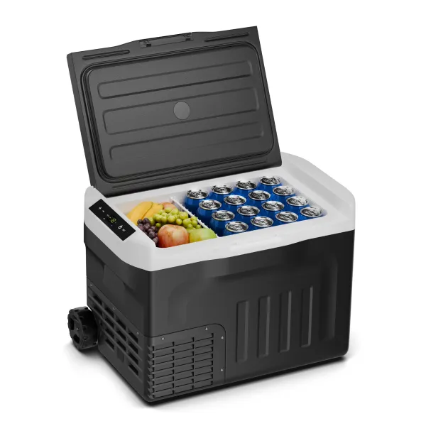 Klarstein PolarForce 28 l kompresorový chladiaci box| LCD panel, osvetlenie, off-road, ochrana batérie, 12V/230V