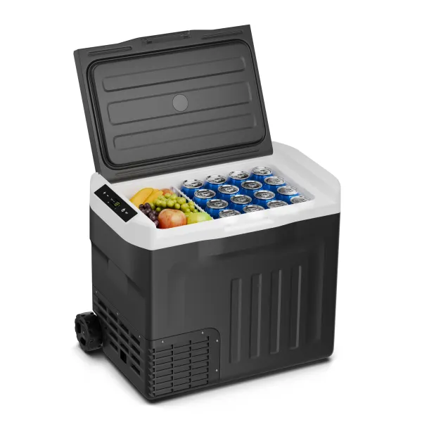 Klarstein PolarForce 37 l kompresorový chladiaci box| LCD panel, osvetlenie, off-road, ochrana batérie, 12V/230V