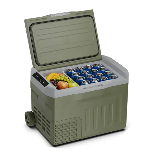 Klarstein PolarForce 28l kompresorový chladiaci box| LCD panel, osvetlenie, off-road, ochrana batérie, 12V/230V