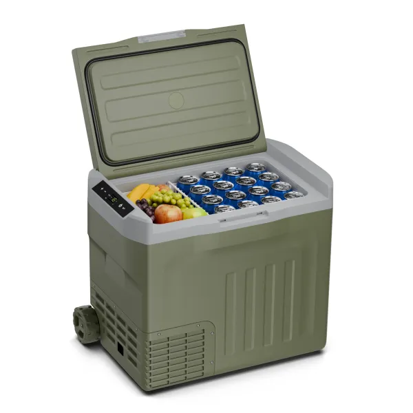 Klarstein PolarForce 37l kompresorový chladiaci box| LCD panel, osvetlenie, off-road, ochrana batérie, 12V/230V