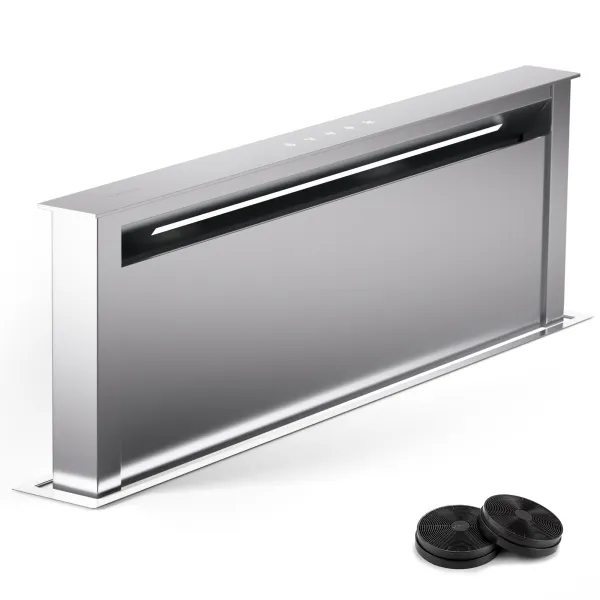 Klarstein Royal Flush Eco 90 digestor 90 cm 604 m³/h EEK A++ vrátane filtrov s aktívnym uhlím