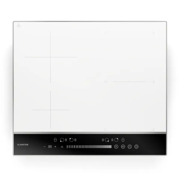 Klarstein DualTone Hybrid indukčná varná doska, Flex Zone, LED displej, Ovládanie posuvníkmi, 7200 W
