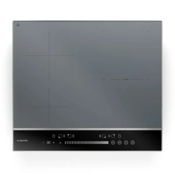 Klarstein DualTone Hybrid indukčná varná doska, Flex Zone, LED displej, Ovládanie posuvníkmi, 7200 W