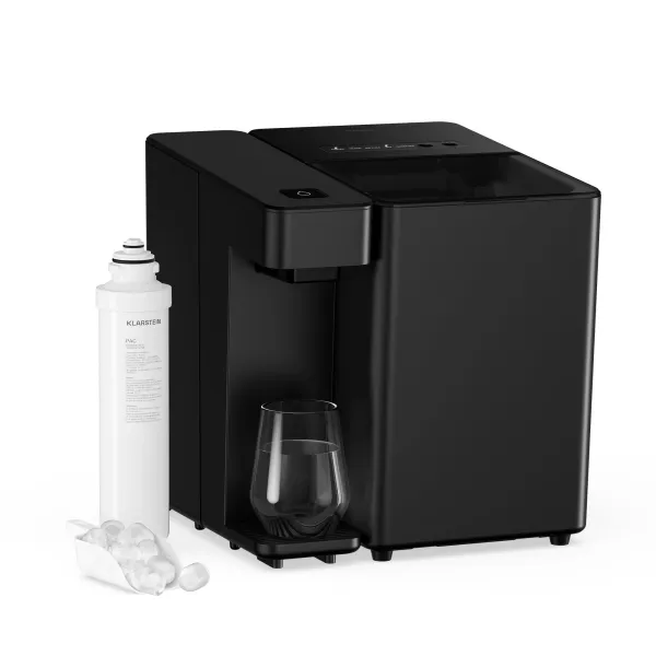 Klarstein Velaire dávkovač vody a ľadových kociek | 3600 l | PAC filter | 160 W | dotykové ovládanie