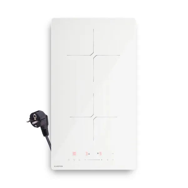 Klarstein PowerGlide indukčná varná doska | Moderná, kompaktná a výkonná | 2 varné zóny | 3500 W | 30 cm