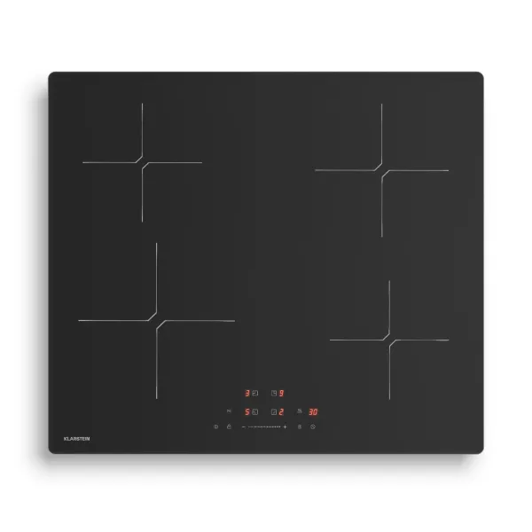 Klarstein PowerGlide indukčná varná doska | Odolná proti poškriabaniu | 4 varné zóny | 7400 W | 60 cm