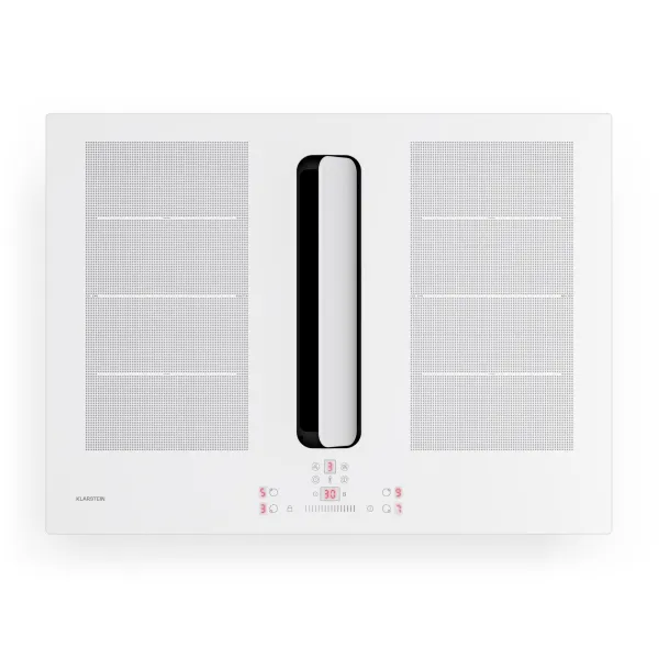 Klarstein ChefFusion indukčná varná doska s odsávačom pár | 4 varné zóny | 7200 W | 504,3 m³/h | 70 cm