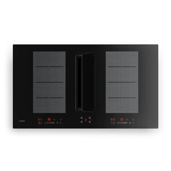 Klarstein ChefFusion indukčná varná doska s odsávačom pár | 4 varné zóny | 7200 W | 504,3 m³/h | 90 cm