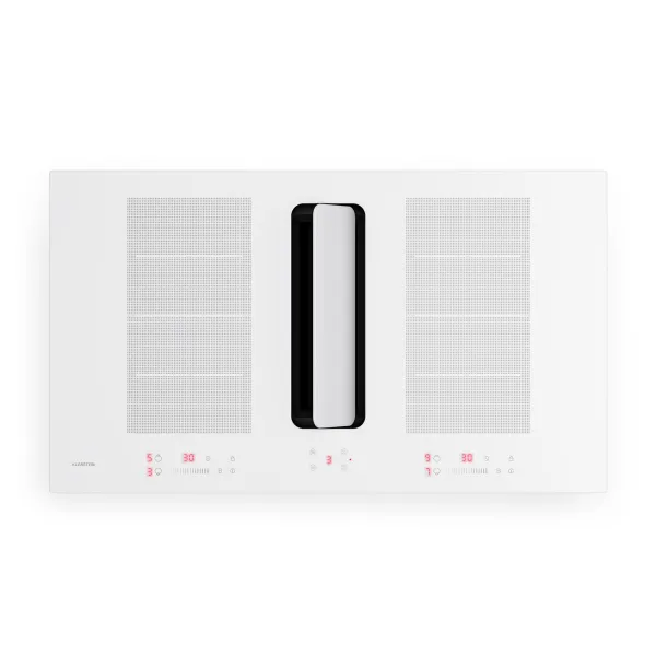 Klarstein ChefFusion indukčná varná doska s digestorom | 4 varné zóny | 7200 W | 504,3 m³/h | 90 cm