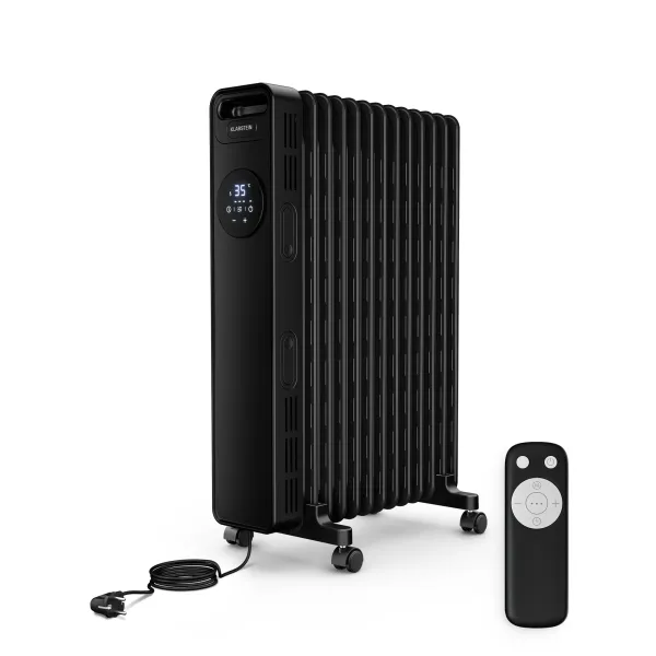 Klarstein Thermaxx olejový radiátor | 2500 W | 25 m² | 3 režimy | 7 až 35 °C | 44 cm x 64 cm
