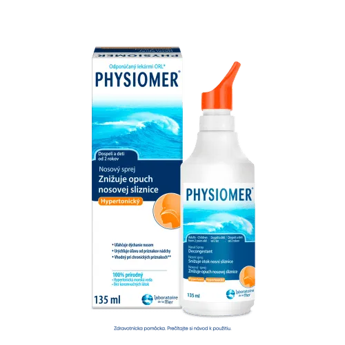 PHYSIOMER Nosový sprej hypertonický 135 ml
