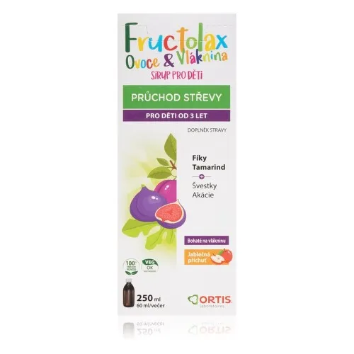 FRUCTOLAX Ovocie a vláknina sirup 250 ml
