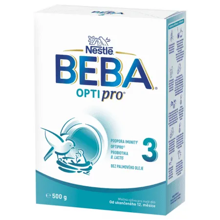 BEBA OPTIPRO 3 Mliečna výživa pre malé deti od ukončeného 12. mesiaca 500 g