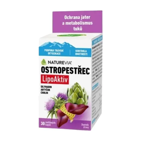 NATUREVIA Pestrec lipoaktiv 30 kapsúl