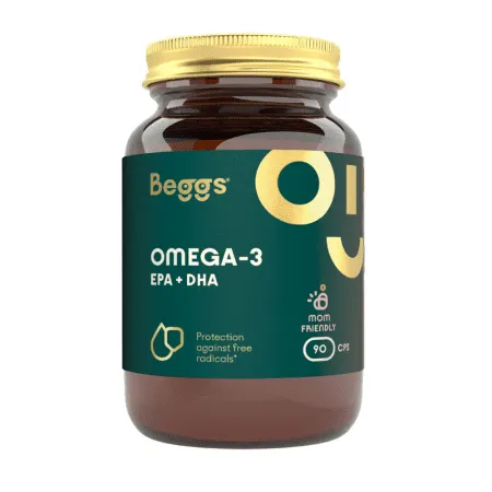 BEGGS Omega-3 EPA+DHA 90 kapsúl