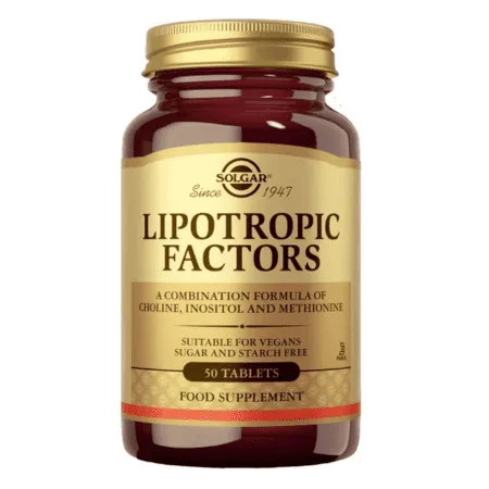 SOLGAR Lipotropic factors 50 tabliet