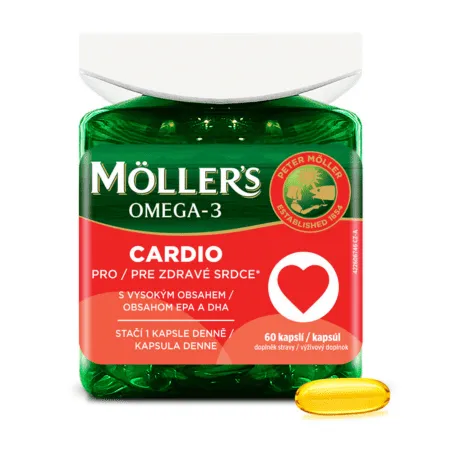 MOLLER´S Omega 3 cardio 60 kapsúl