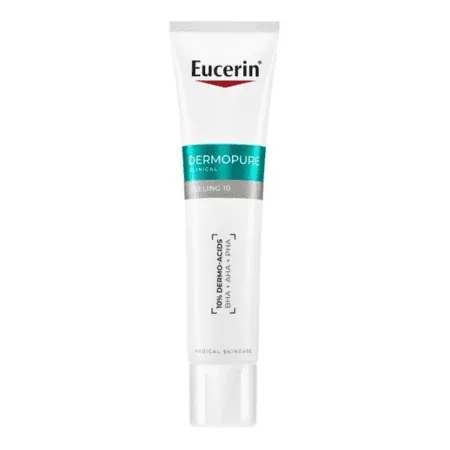 EUCERIN Dermopure clinical 10% peeling nočný krém so sklonom k akné 40 ml