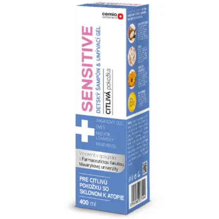 CEMIO Sensitive detský šampón & umývací gél 400 ml
