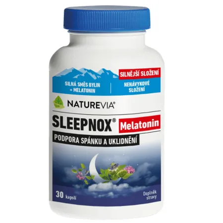 NATUREVIA Sleepnox melatonín 30 kapsúl