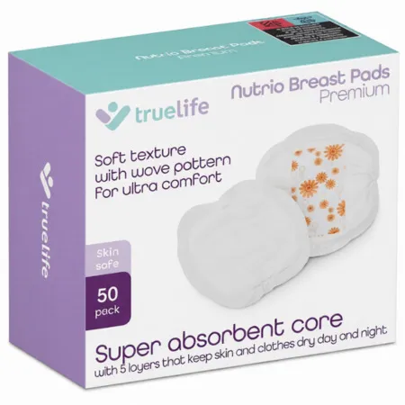 TRUELIFE Breast pads premium jednorázové vložky do podprsenky 50 ks