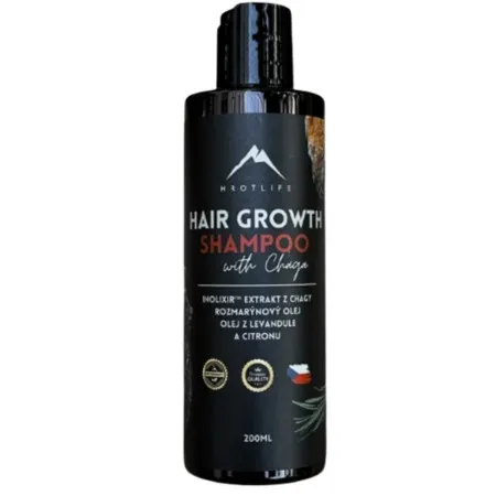 HROTLIFE Hair growth šampón s výťažkom z chagy 200 ml