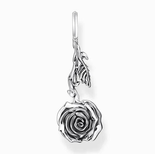 THOMAS SABO prívesok Midnight Rose PE981-637-21