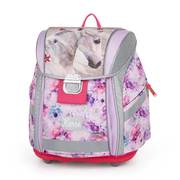 Oxybag Školská taška PREMIUM LIGHT kôň romantic horse
