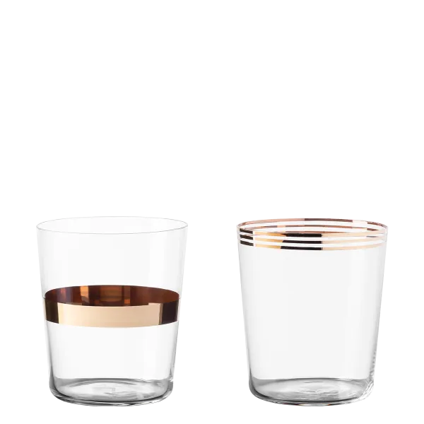 Poháre Tumbler 440 ml, set 12 ks - 21st Century Glas Lunasol META Glass - W0081