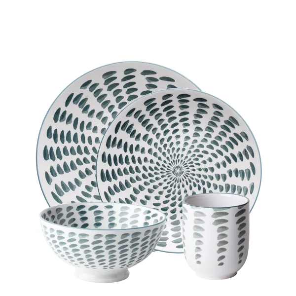 Porcelánový set 24 ks – Gaya Elements Water - W0094
