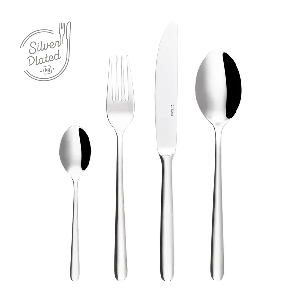 Príborový set 24 ks — Faro postriebrený - 114762