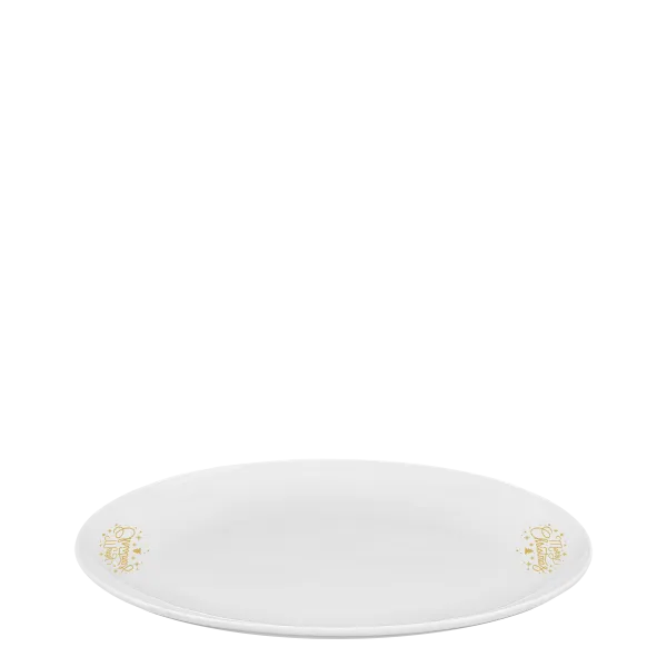 Servírovací tanier oválny 26 cm — Premium Platinum Line Merry Christmas - 490045
