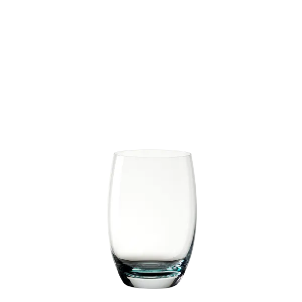 Pohár tumbler 460 ml s tyrkysovým špirálovým dnom — Optima Glas Lunasol - 322863
