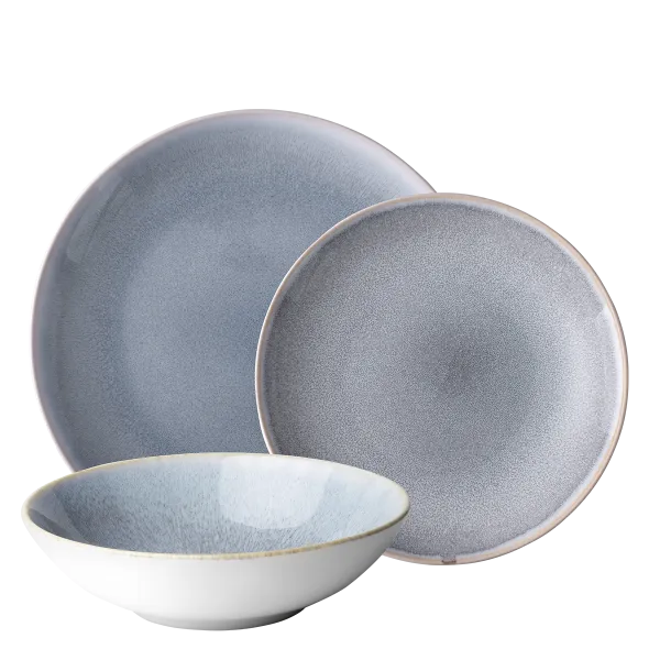 Porcelánový set 12 ks — Gaya Atelier Glacial Ice - W0149