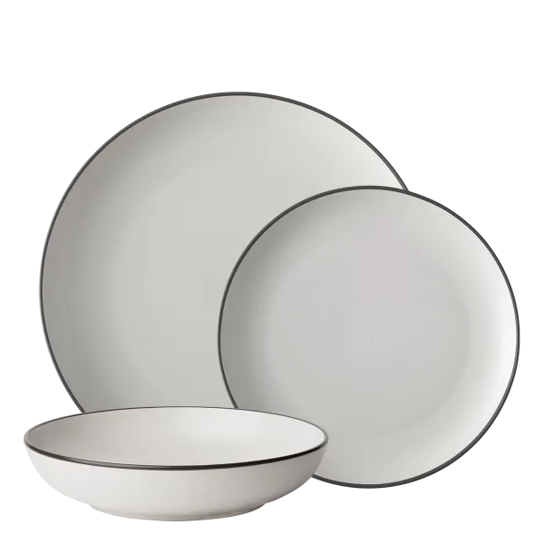 Set tanierov 18 ks — Elements Yin & Yang white - W0228